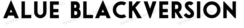 alue BlackVersion 1字体转换